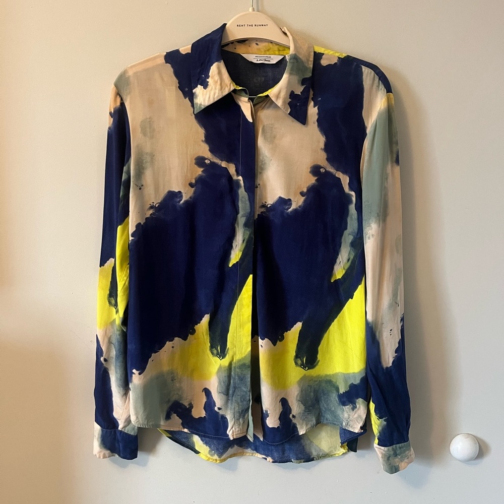 & other stories watercolor blouse | Size 8